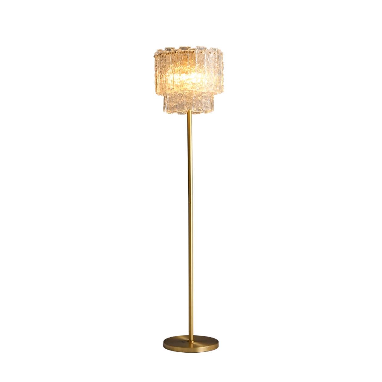 Nivelo Luxury Glass Floor Lamp-Neutral Decor