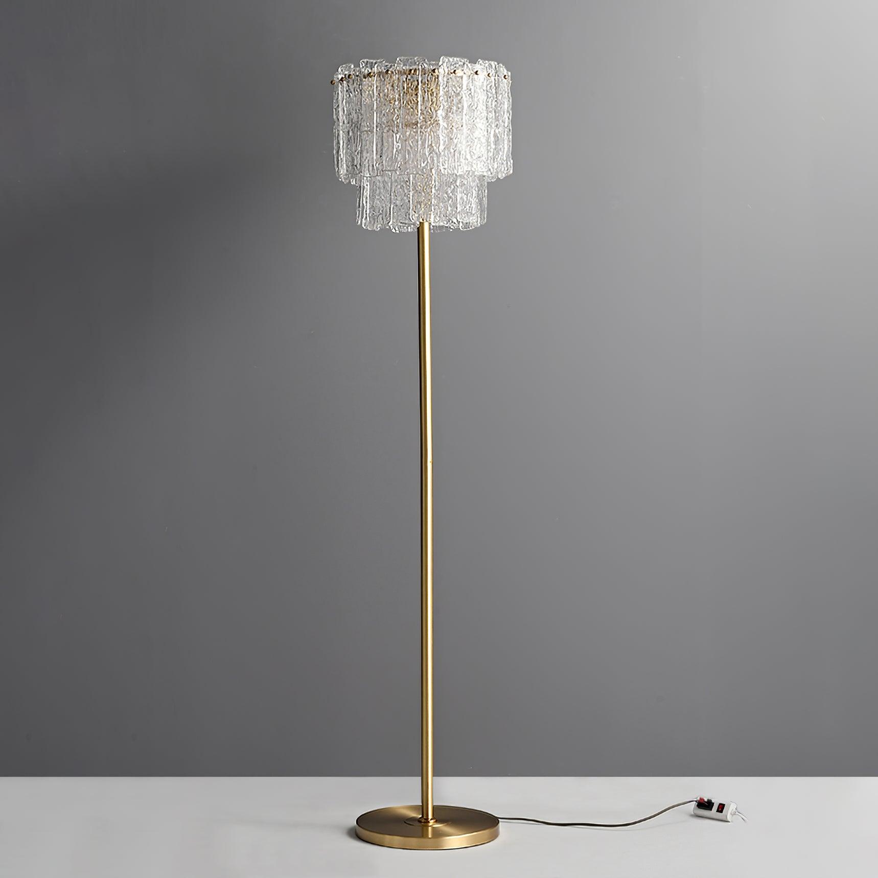 Nivelo Luxury Glass Floor Lamp-Neutral Decor