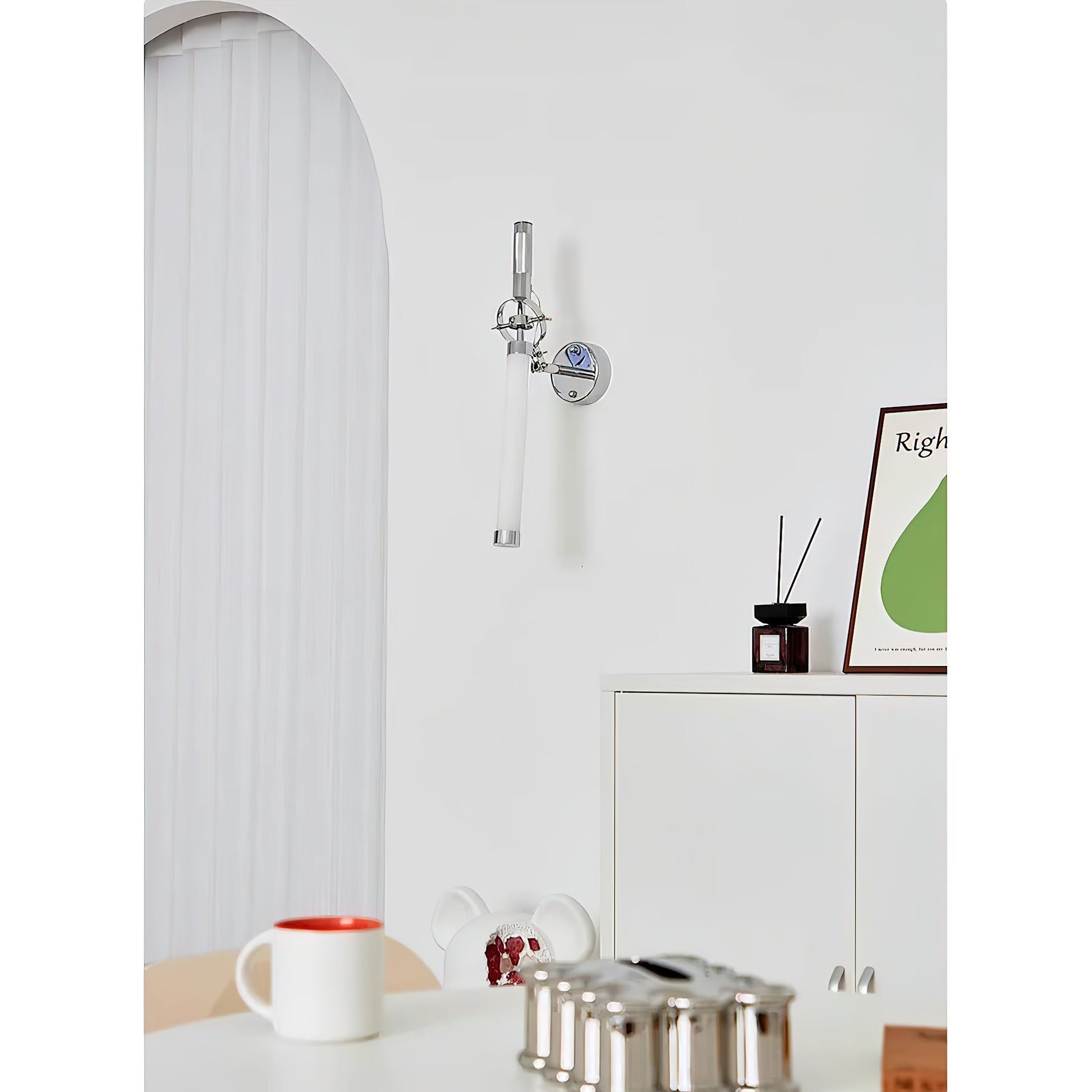 Angled view of the Skylark Wall Lamp highlighting its sleek form.