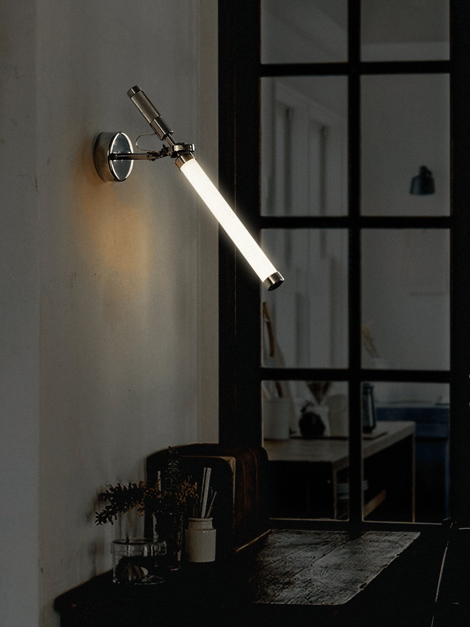 Brenly Premium Elegance Glass Sconce Wall lamp-Neutral Decor