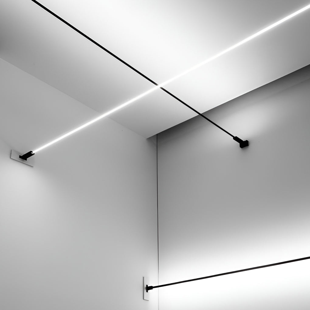 Zusken Minimalistic Steel Strip Ceiling Light-Neutral Decor