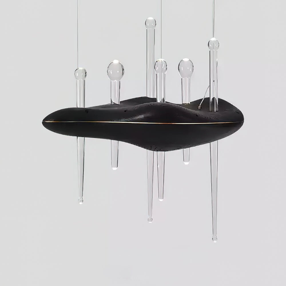 Umare Whimsical Oak Glass Pendant Light-Neutral Decor