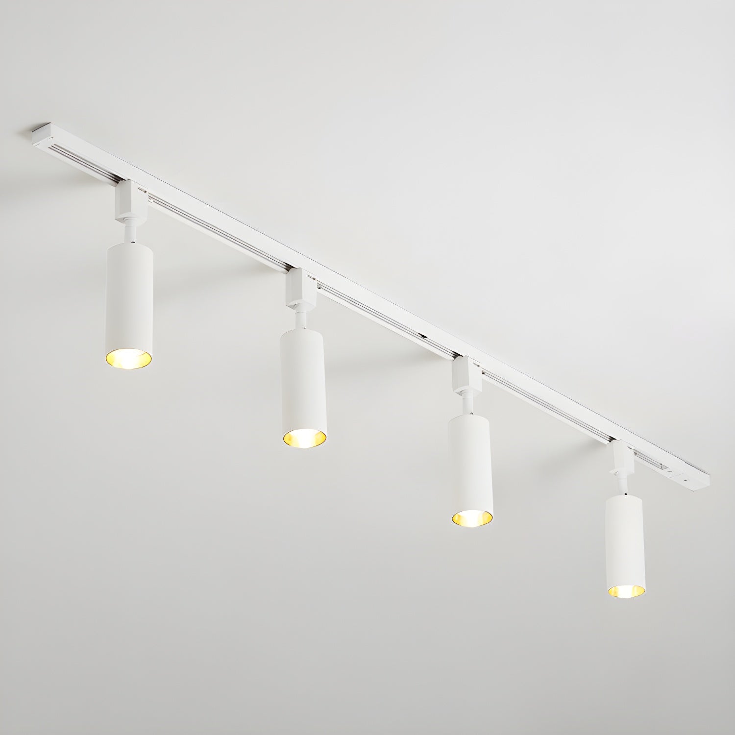 Galvyn Ceiling Lamp Sleek Cylinder Track with Minimalist-Neutral Decor