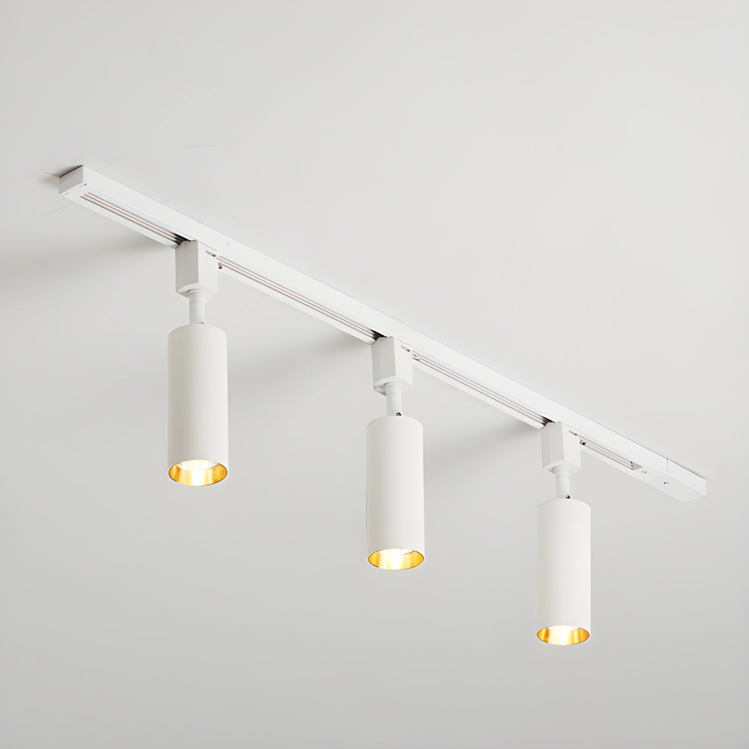 Galvyn Ceiling Lamp Sleek Cylinder Track with Minimalist-Neutral Decor