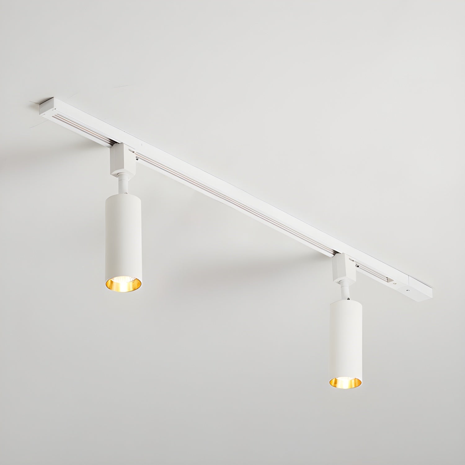 Galvyn Ceiling Lamp Sleek Cylinder Track with Minimalist-Neutral Decor