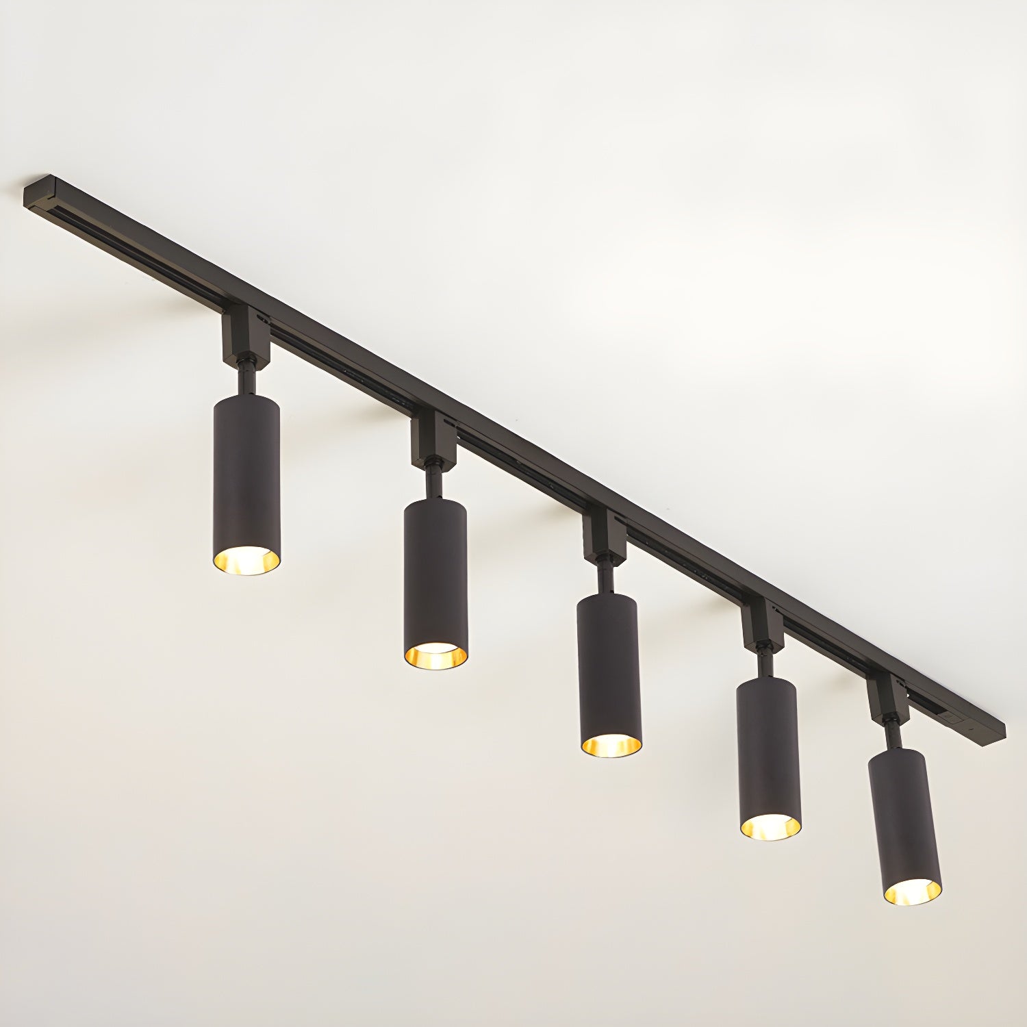 Galvyn Ceiling Lamp Sleek Cylinder Track with Minimalist-Neutral Decor