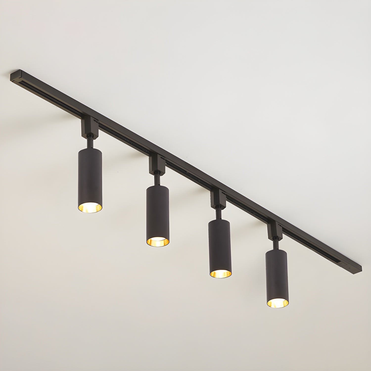 Galvyn Ceiling Lamp Sleek Cylinder Track with Minimalist-Neutral Decor
