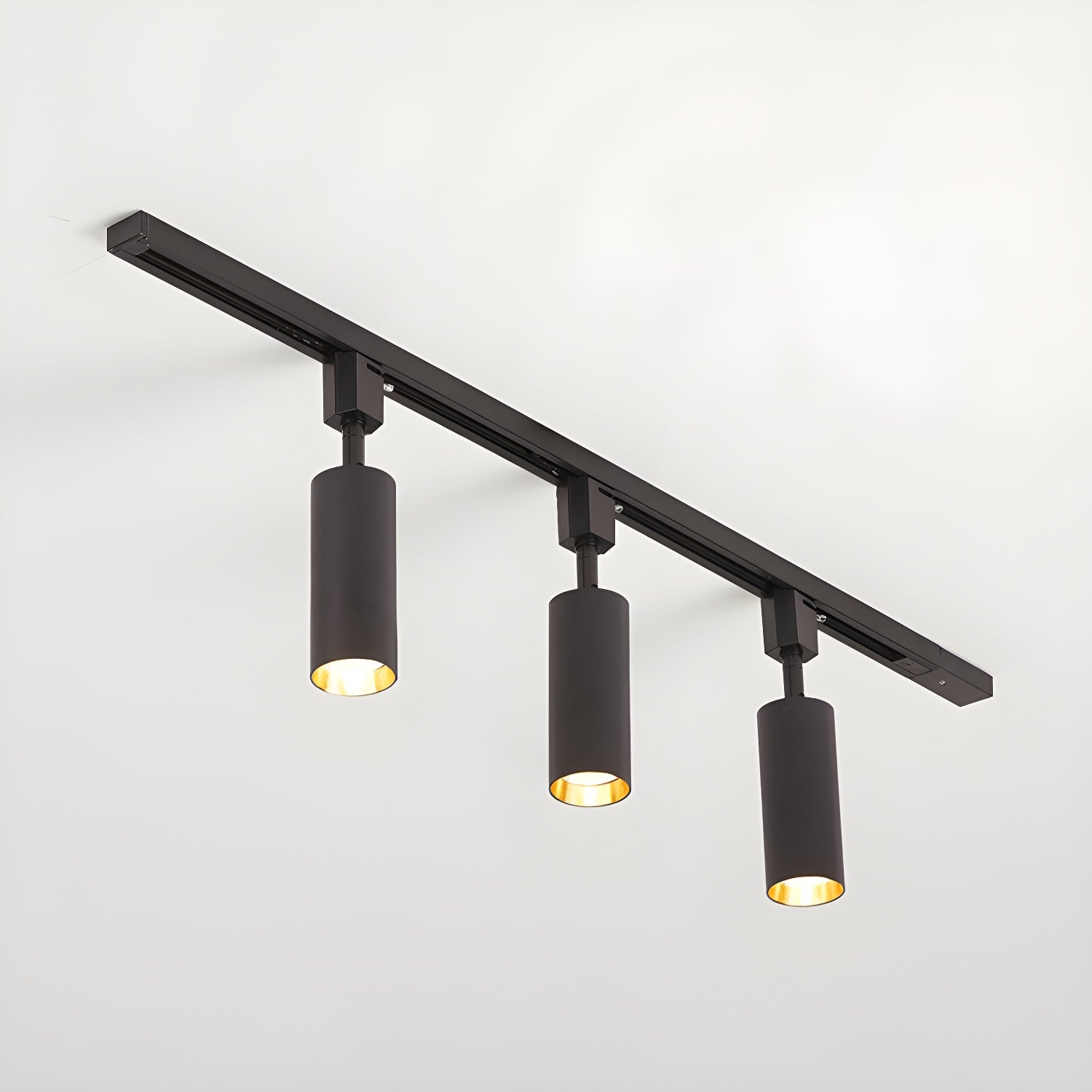 Galvyn Ceiling Lamp Sleek Cylinder Track with Minimalist-Neutral Decor