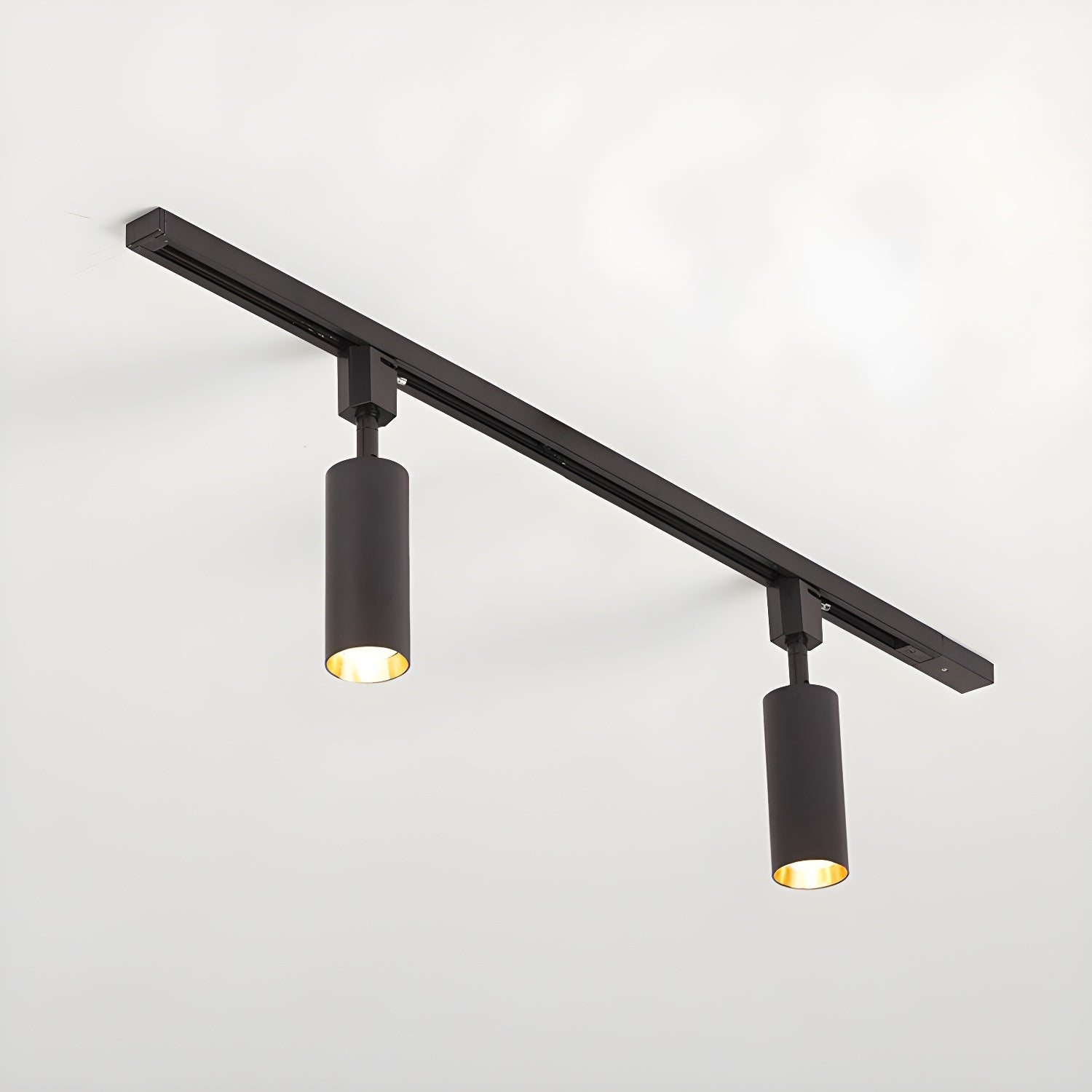 Galvyn Ceiling Lamp Sleek Cylinder Track with Minimalist-Neutral Decor