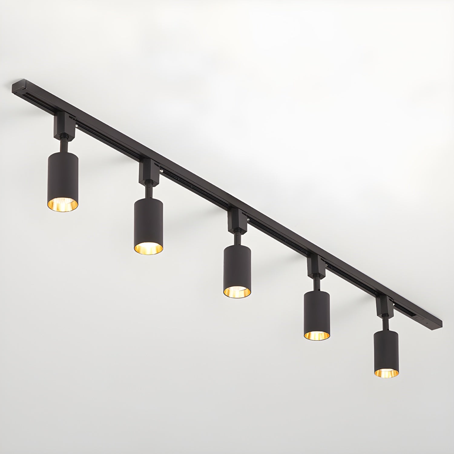 Galvyn Ceiling Lamp Sleek Cylinder Track with Minimalist-Neutral Decor