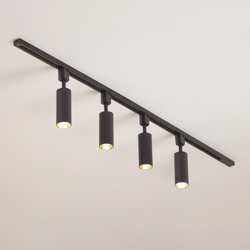 Galvyn Ceiling Lamp Sleek Cylinder Track with Minimalist-Neutral Decor
