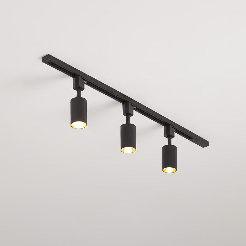Galvyn Ceiling Lamp Sleek Cylinder Track with Minimalist-Neutral Decor