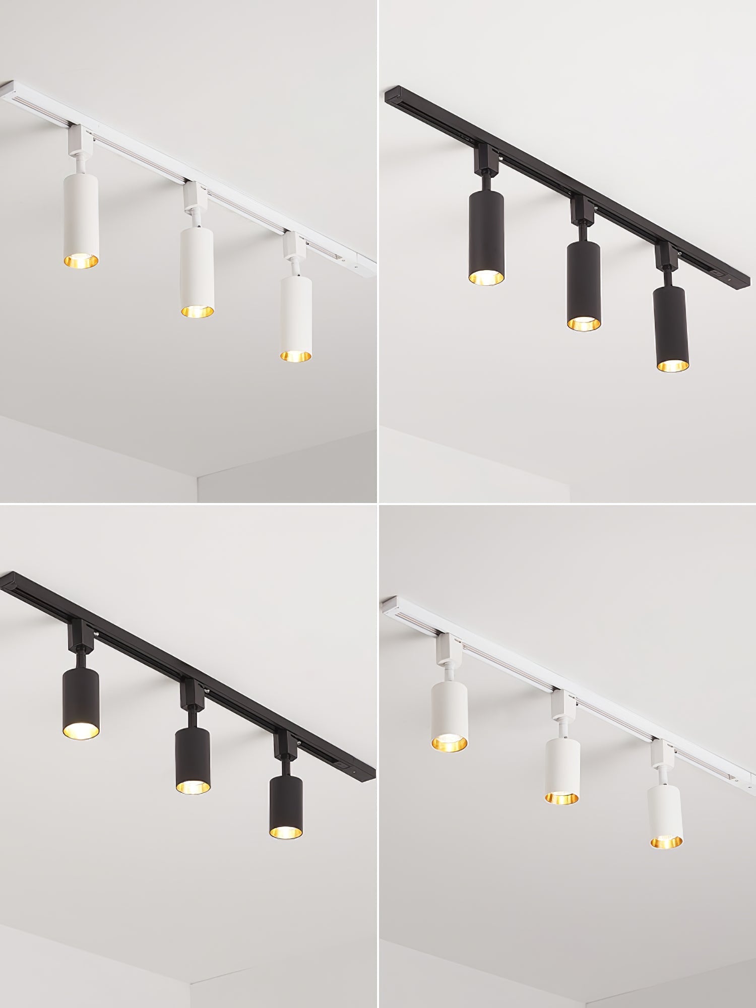 Galvyn Ceiling Lamp Sleek Cylinder Track with Minimalist-Neutral Decor