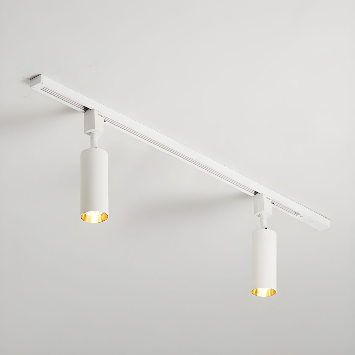 Galvyn Ceiling Lamp Sleek Cylinder Track with Minimalist-Neutral Decor