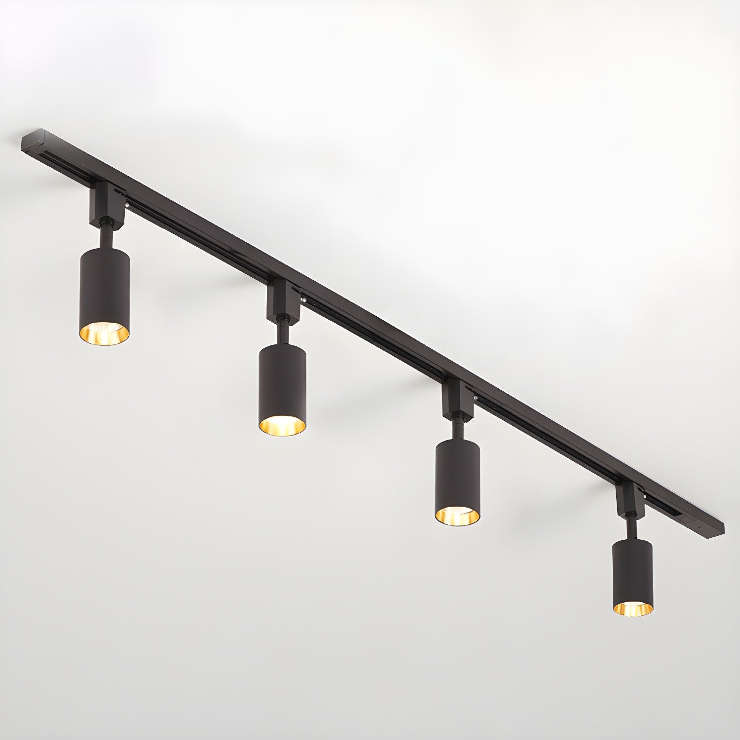 Galvyn Ceiling Lamp Sleek Cylinder Track with Minimalist-Neutral Decor