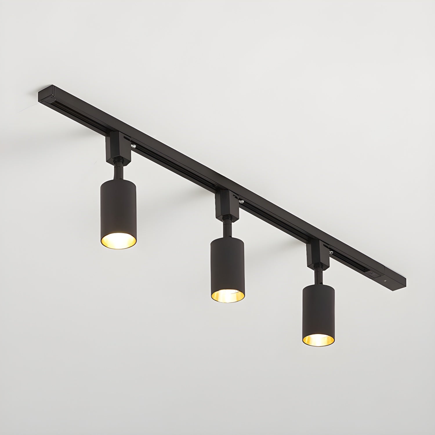 Galvyn Ceiling Lamp Sleek Cylinder Track with Minimalist-Neutral Decor