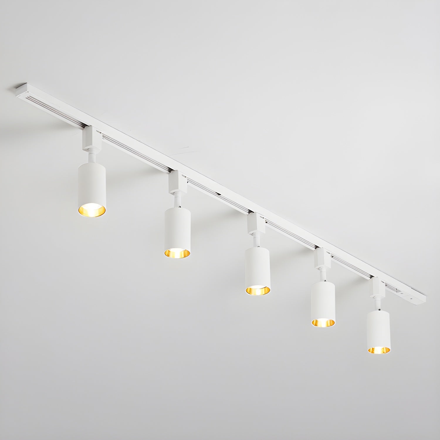 Galvyn Ceiling Lamp Sleek Cylinder Track with Minimalist-Neutral Decor