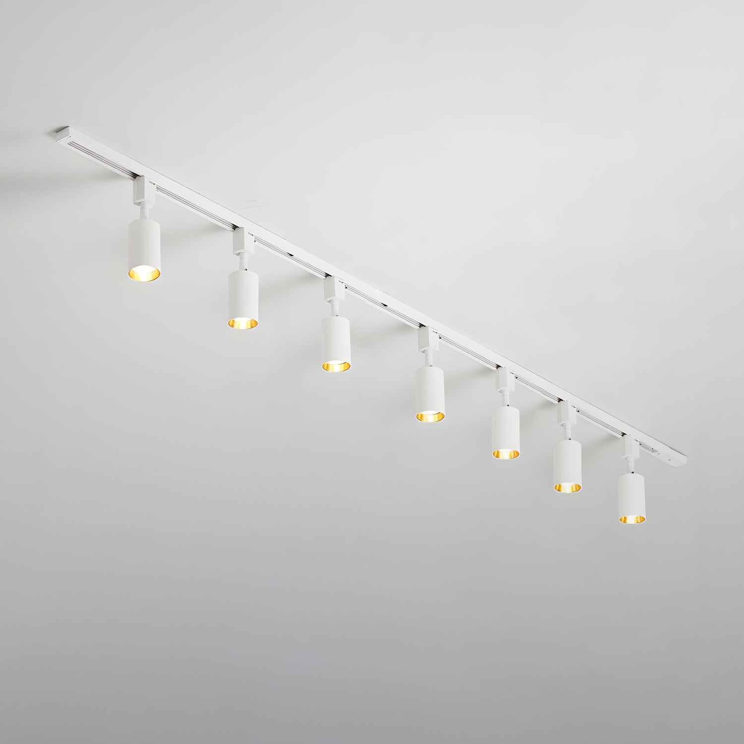 Galvyn Ceiling Lamp Sleek Cylinder Track with Minimalist-Neutral Decor