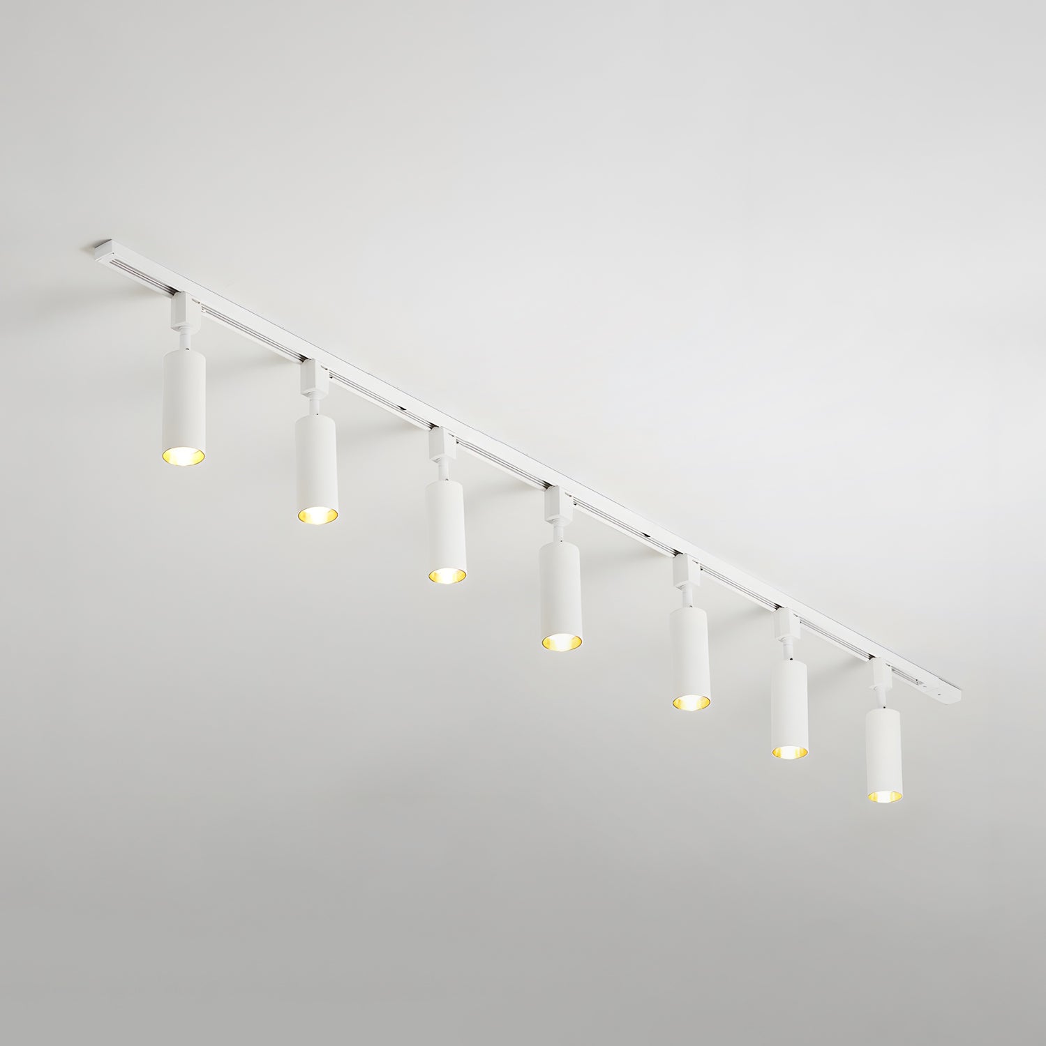 Galvyn Ceiling Lamp Sleek Cylinder Track with Minimalist-Neutral Decor