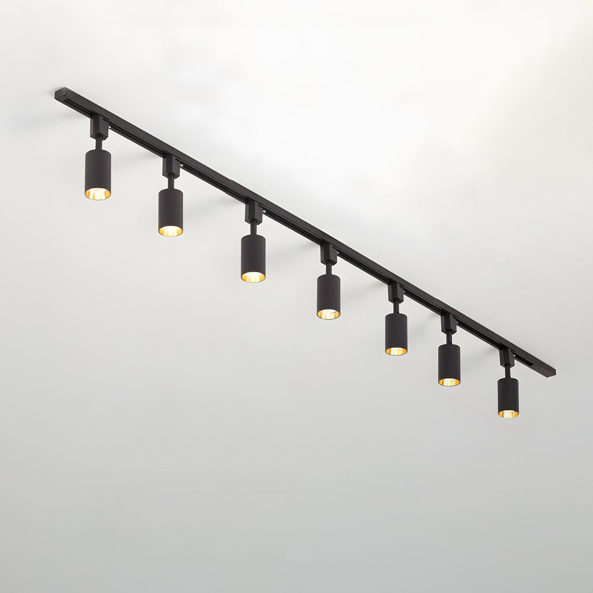 Galvyn Ceiling Lamp Sleek Cylinder Track with Minimalist-Neutral Decor