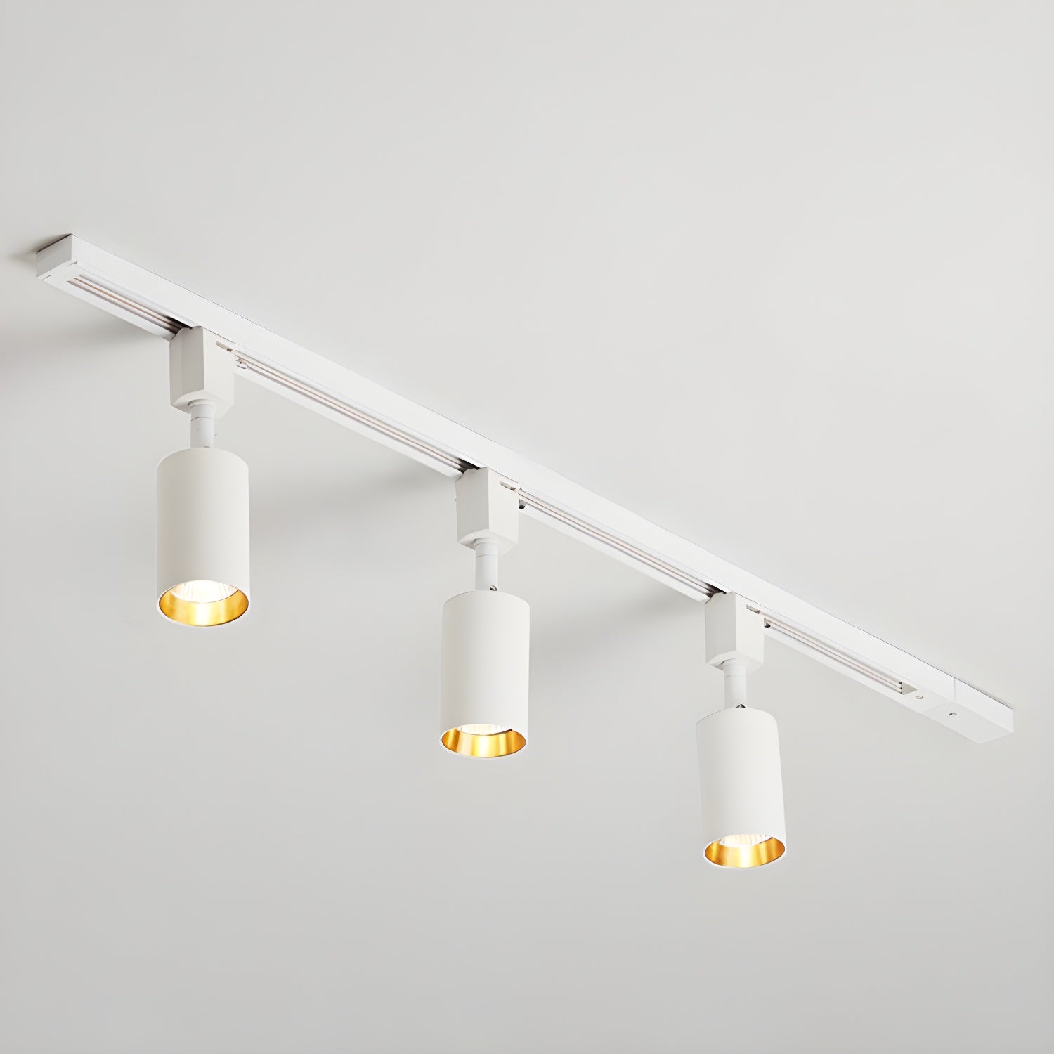 Galvyn Ceiling Lamp Sleek Cylinder Track with Minimalist-Neutral Decor