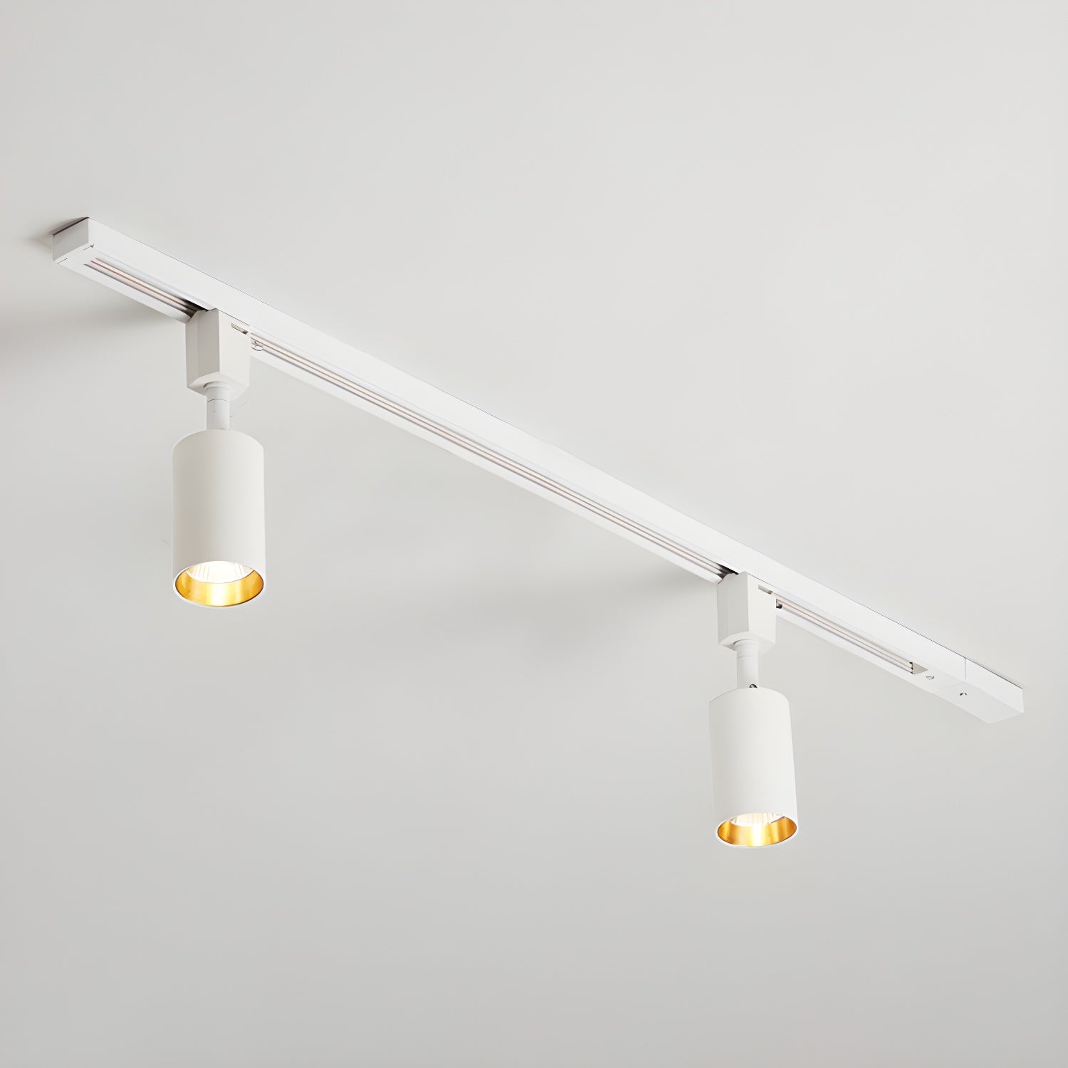 Galvyn Ceiling Lamp Sleek Cylinder Track with Minimalist-Neutral Decor
