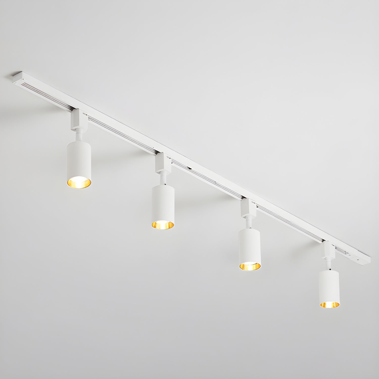 Galvyn Ceiling Lamp Sleek Cylinder Track with Minimalist-Neutral Decor