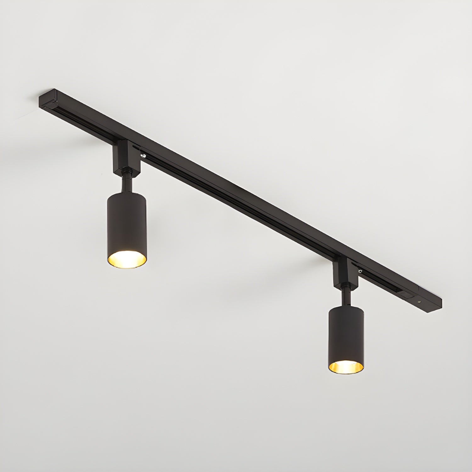 Galvyn Ceiling Lamp Sleek Cylinder Track with Minimalist-Neutral Decor