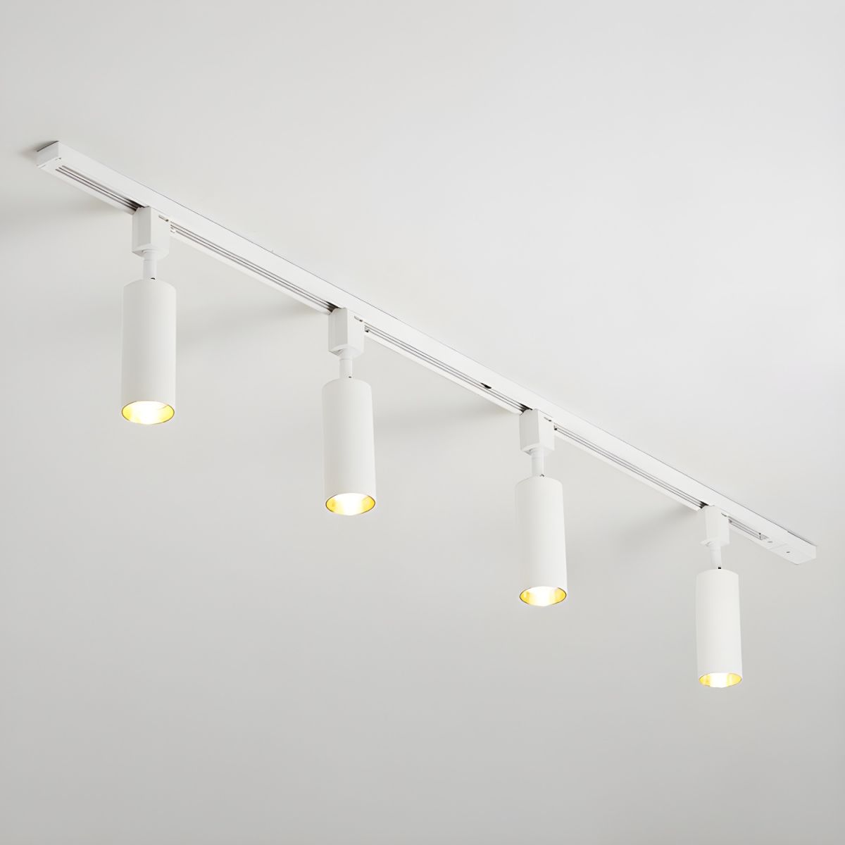 Galvyn Ceiling Lamp Sleek Cylinder Track with Minimalist-Neutral Decor