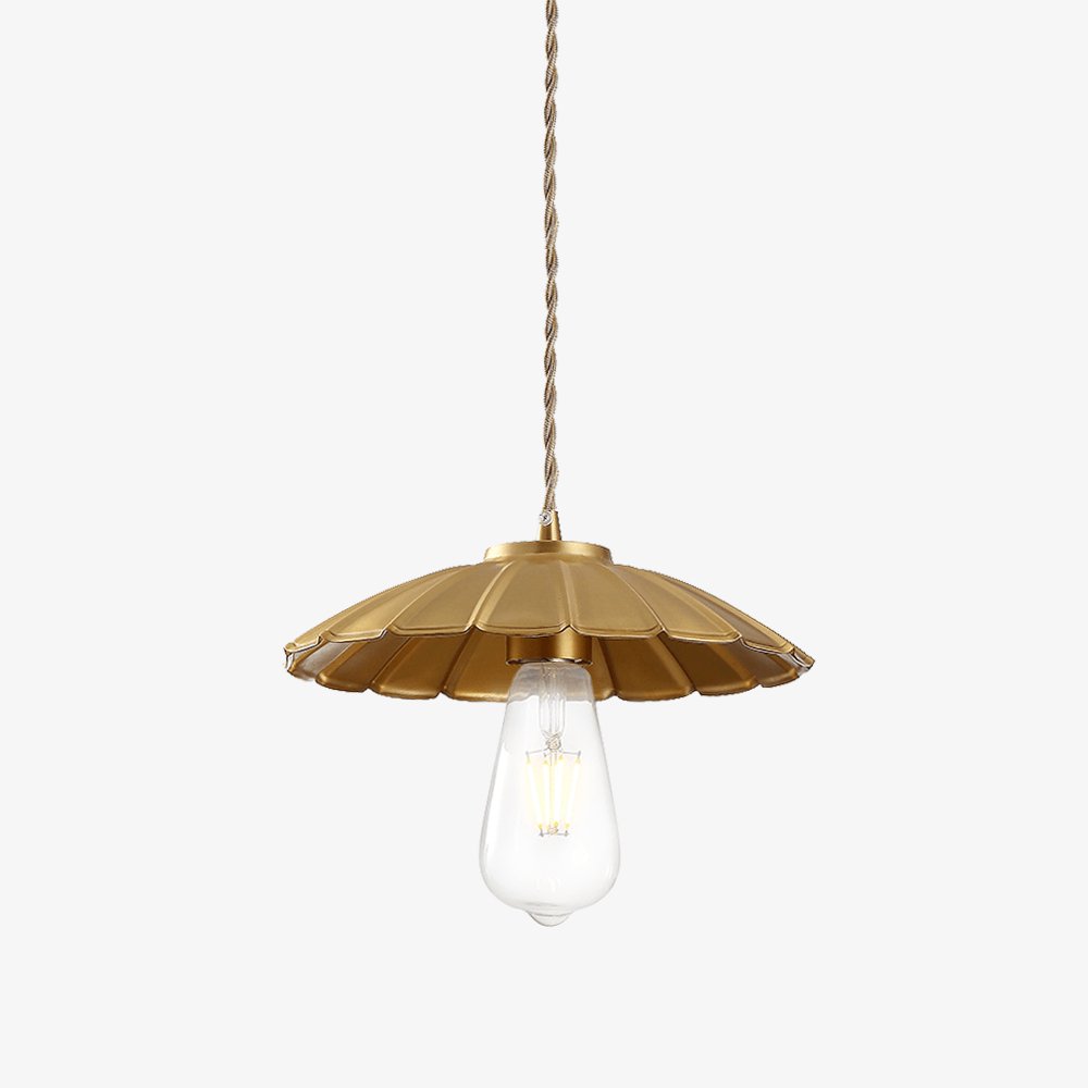 Verona Brass Pendant Lamp-Neutral Decor