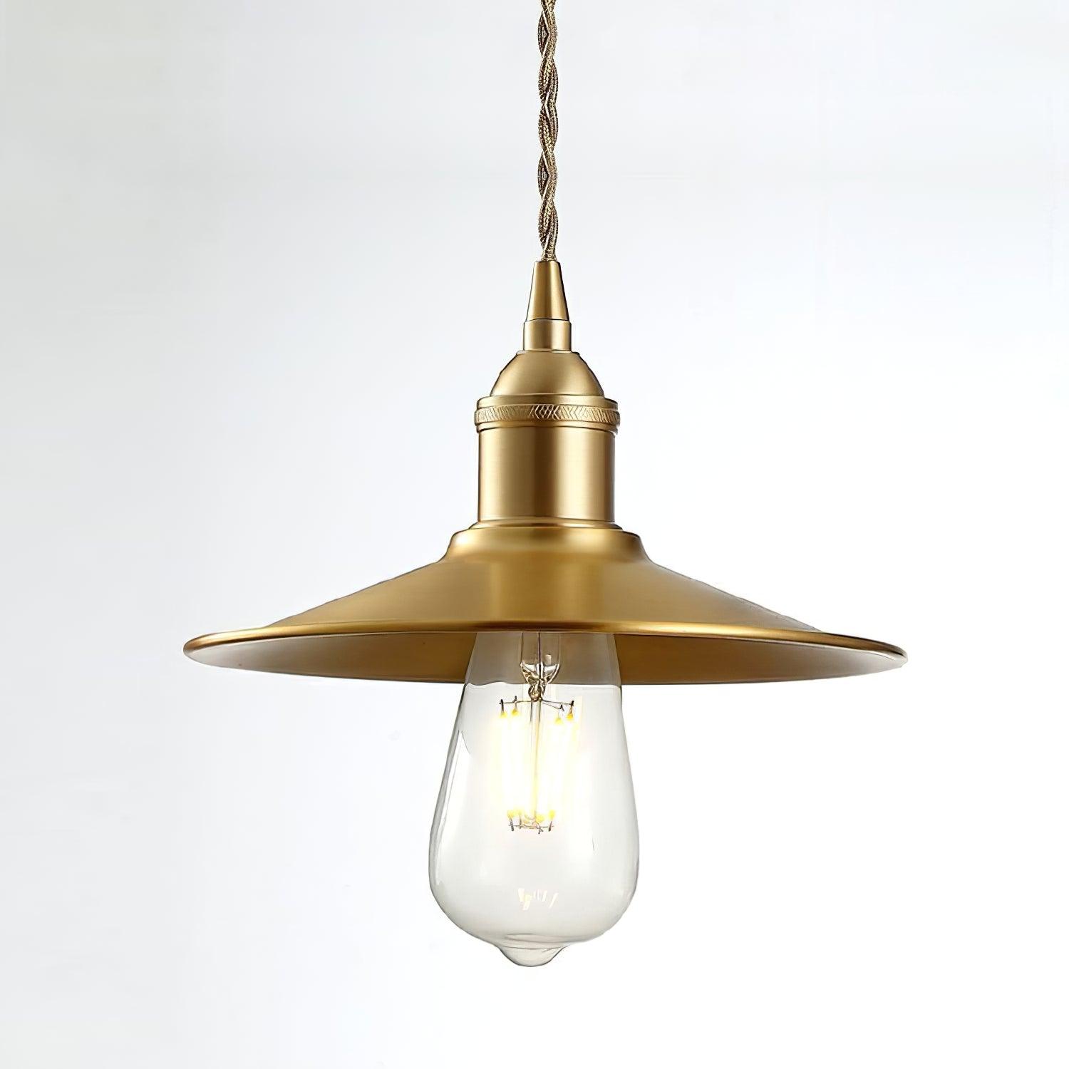 Verona Brass Pendant Lamp-Neutral Decor