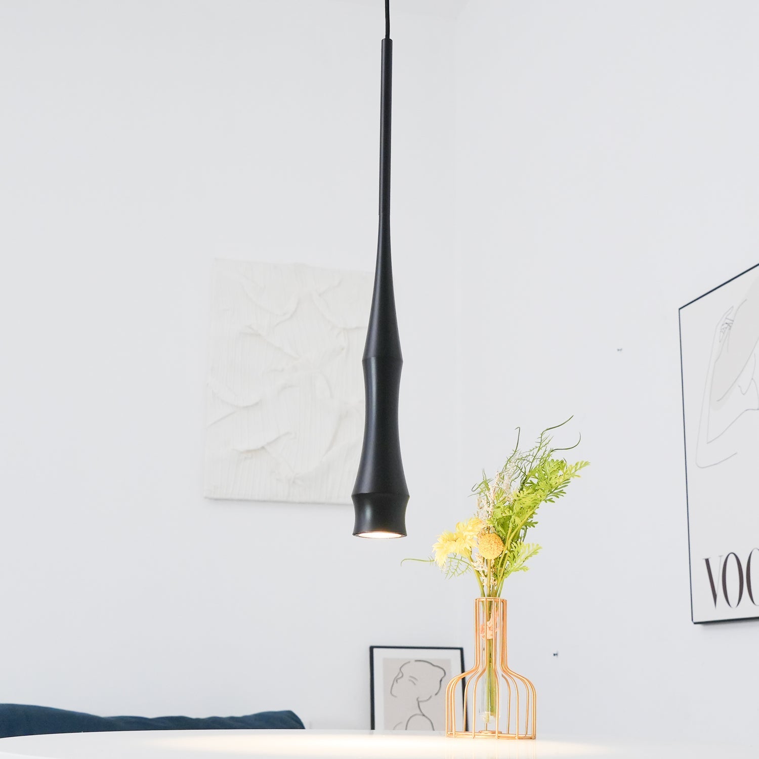 Elaran Aluminum Minimalistic Pendant Light-Neutral Decor