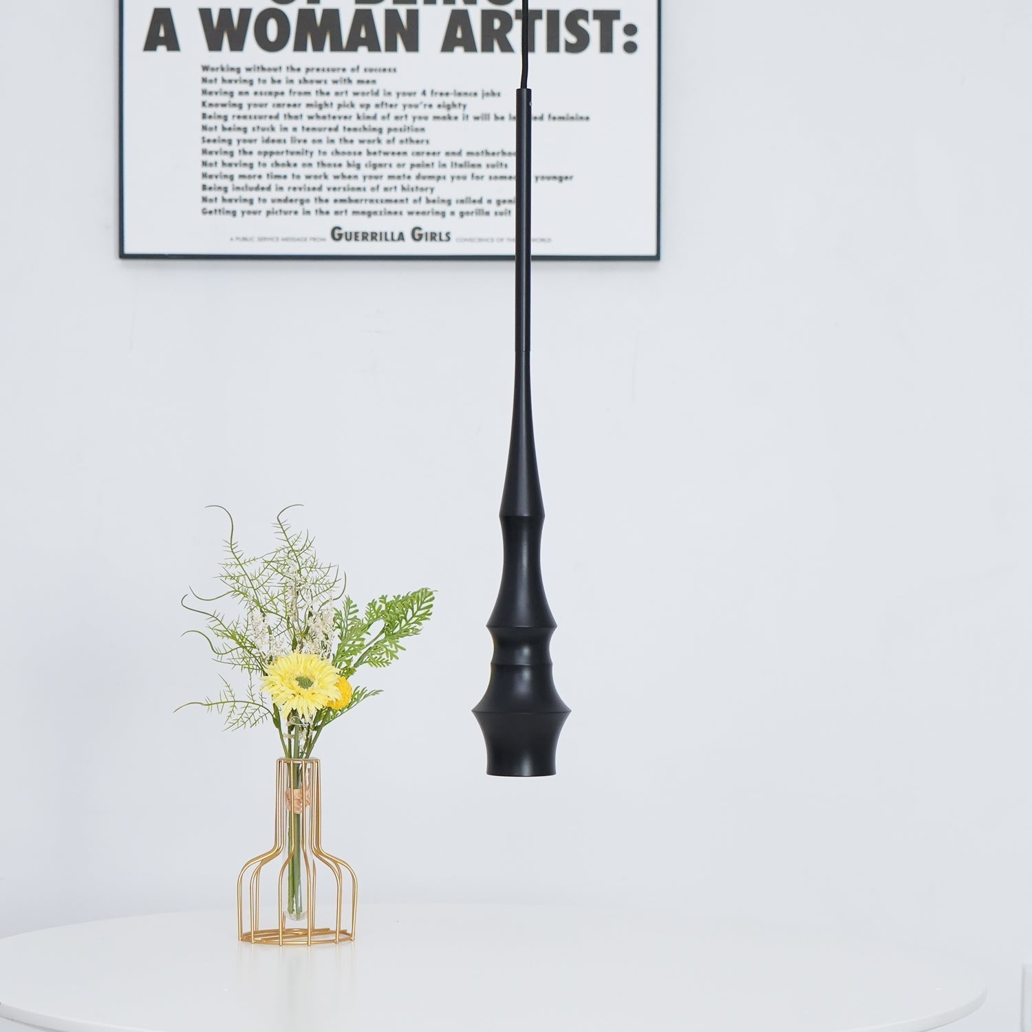 Elaran Aluminum Minimalistic Pendant Light-Neutral Decor