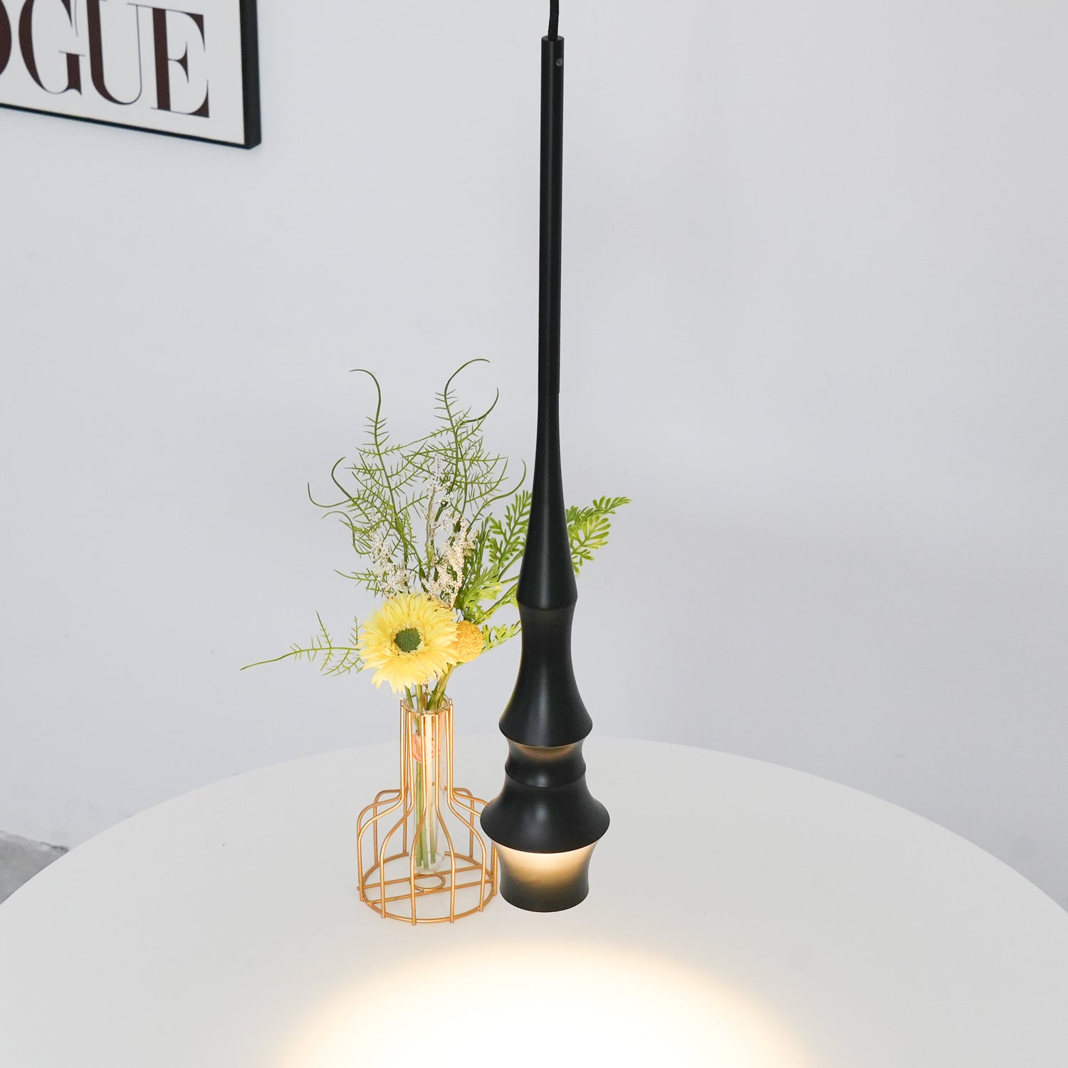 Elaran Aluminum Minimalistic Pendant Light-Neutral Decor