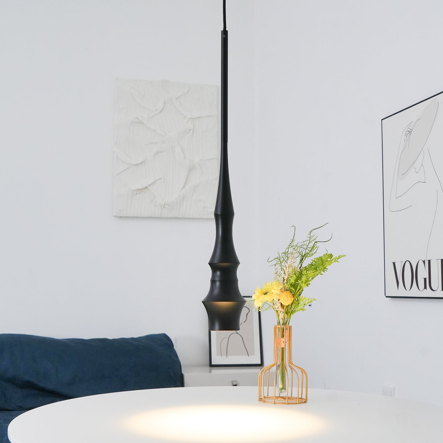 Elaran Aluminum Minimalistic Pendant Light-Neutral Decor