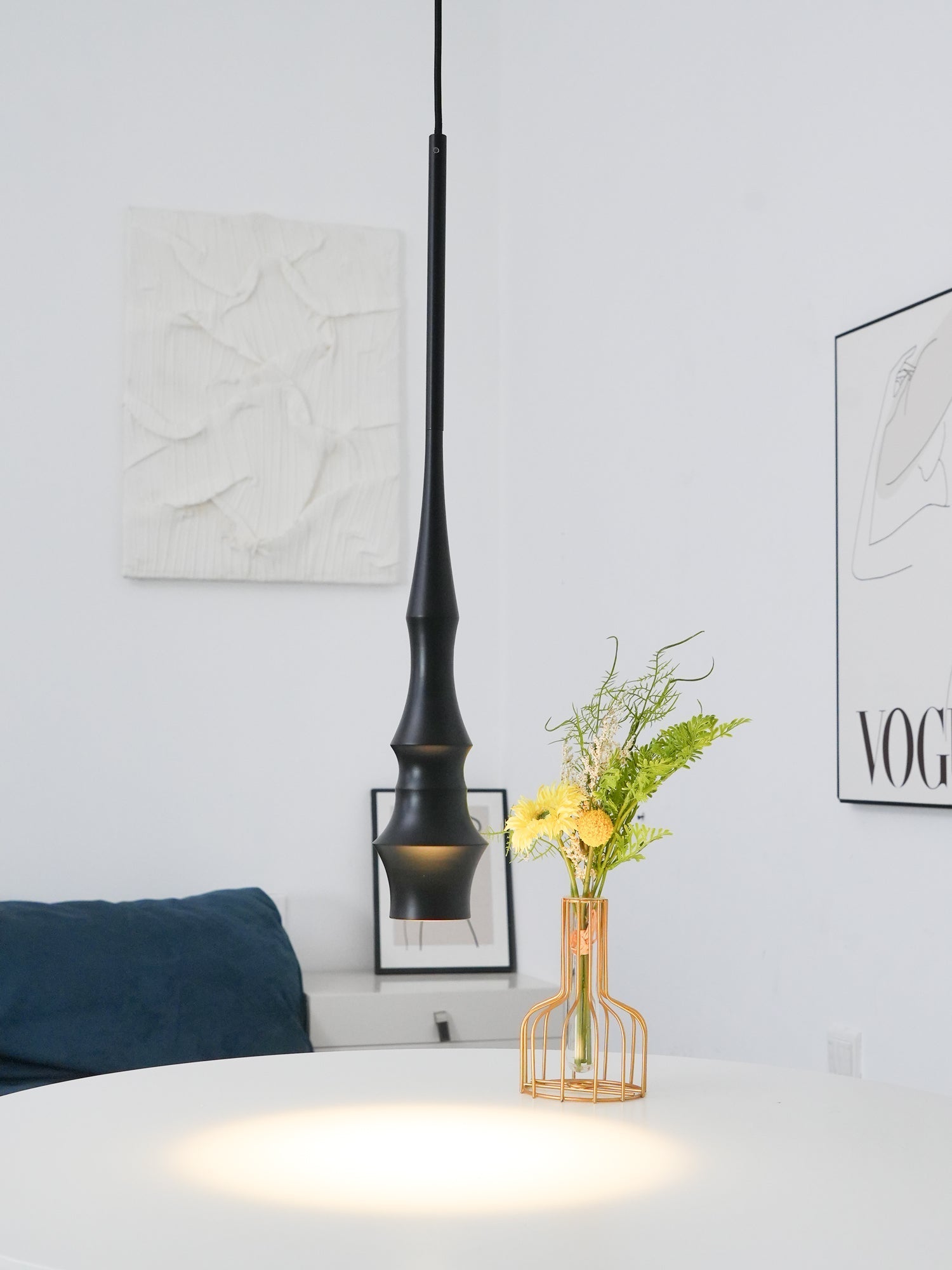 Elaran Aluminum Minimalistic Pendant Light-Neutral Decor