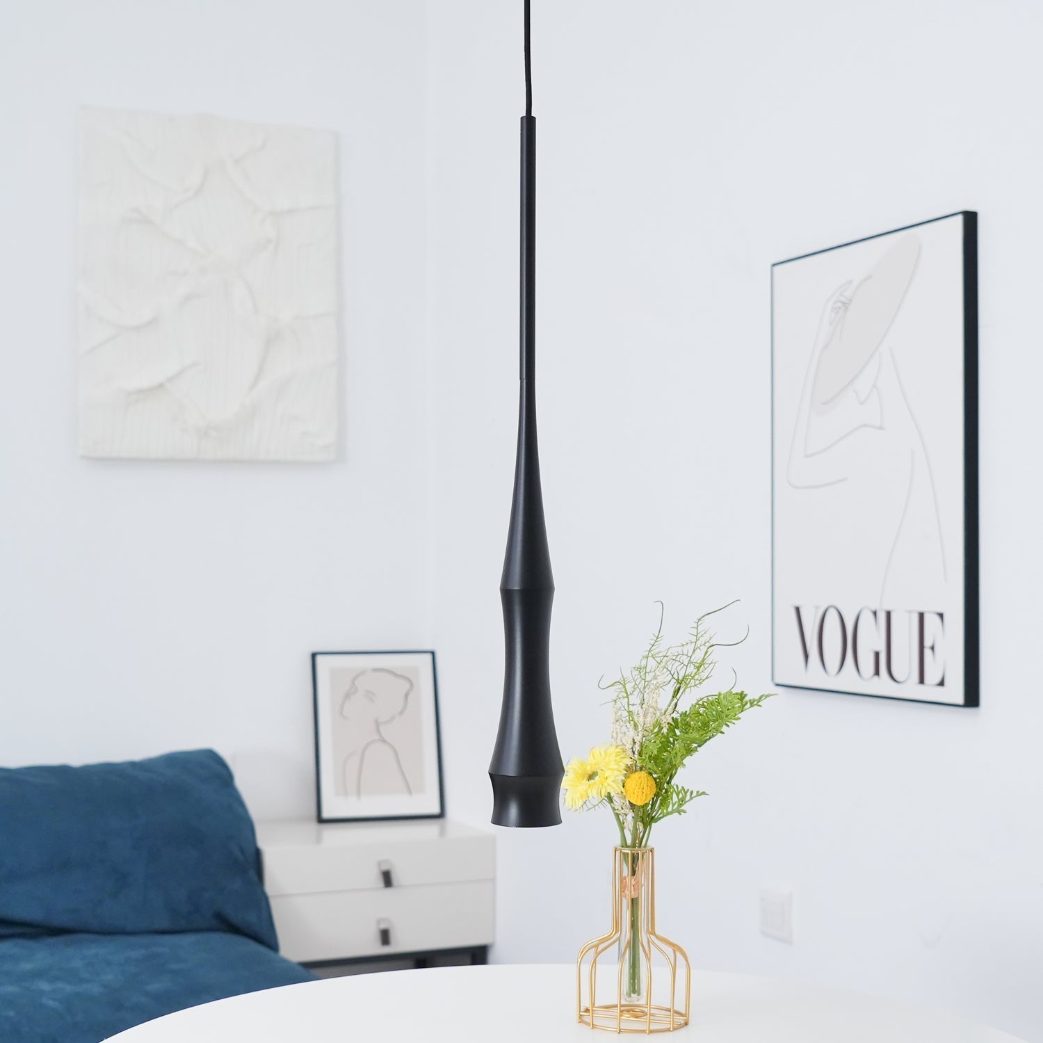 Elaran Aluminum Minimalistic Pendant Light-Neutral Decor