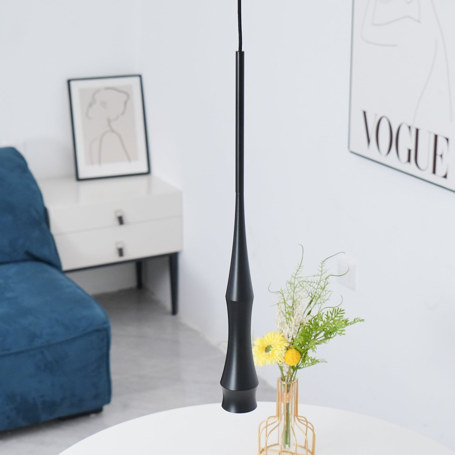 Elaran Aluminum Minimalistic Pendant Light-Neutral Decor