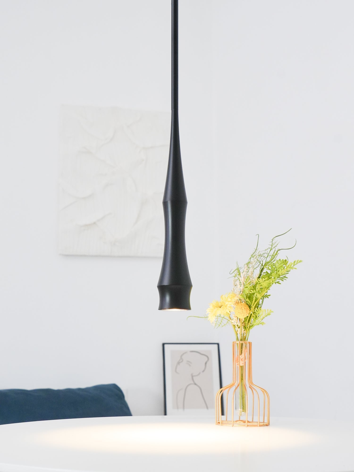 Elaran Aluminum Minimalistic Pendant Light-Neutral Decor