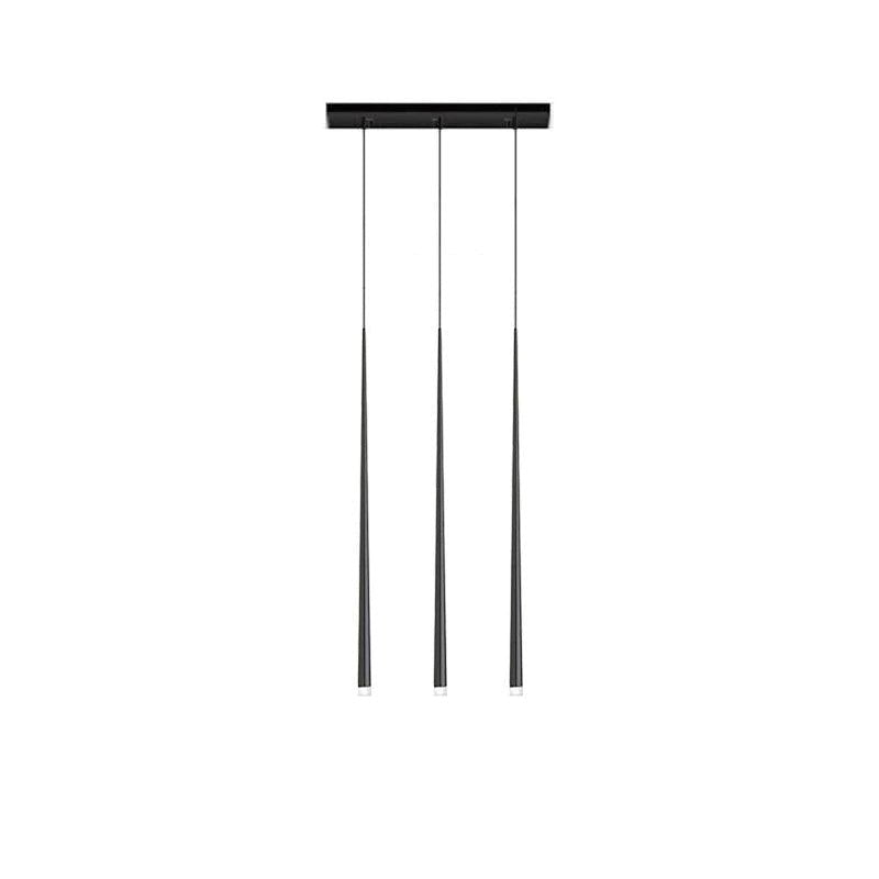 Reveno Chandelier Slender Black Minimalist-Neutral Decor