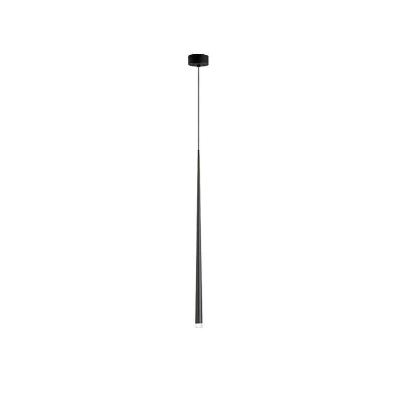 Reveno Chandelier Slender Black Minimalist-Neutral Decor