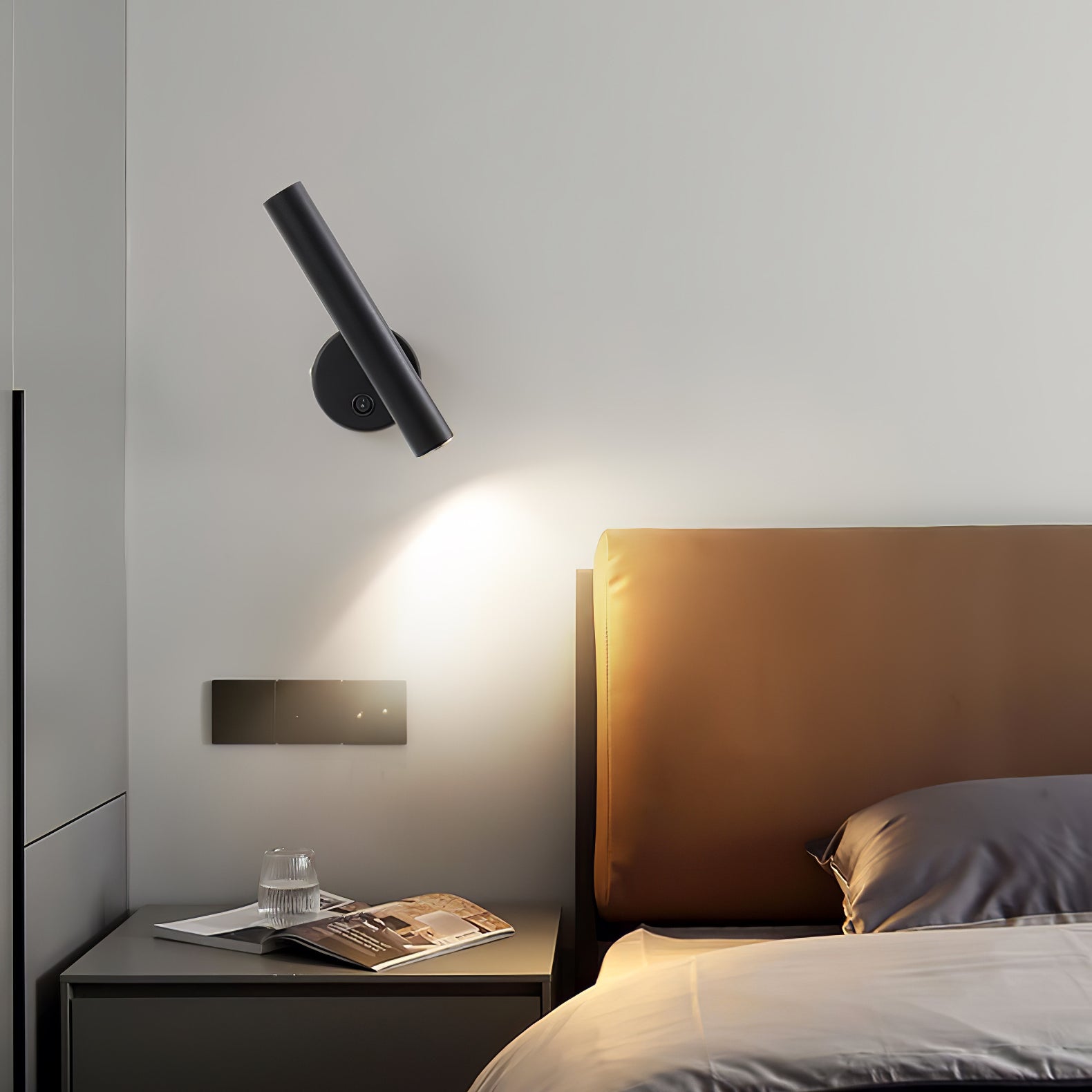 Aurel Modern Minimalist Adjustable Wall Lamp-Neutral Decor