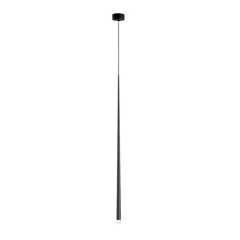 Reveno Chandelier Slender Black Minimalist-Neutral Decor