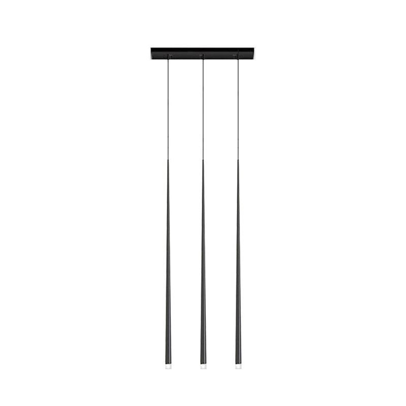 Reveno Chandelier Slender Black Minimalist-Neutral Decor