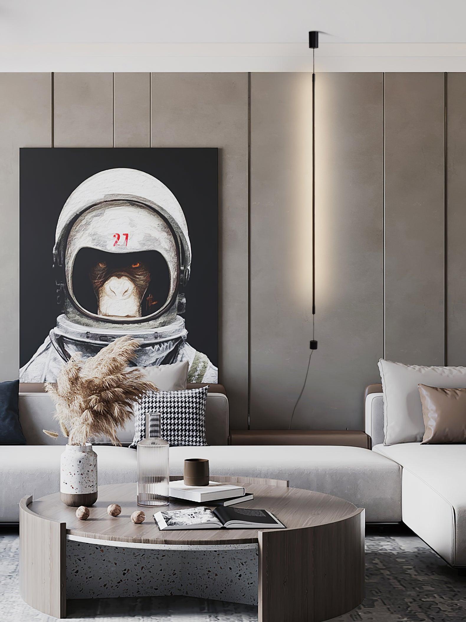 Vedaian Minimalist Floor Lamp-Neutral Decor