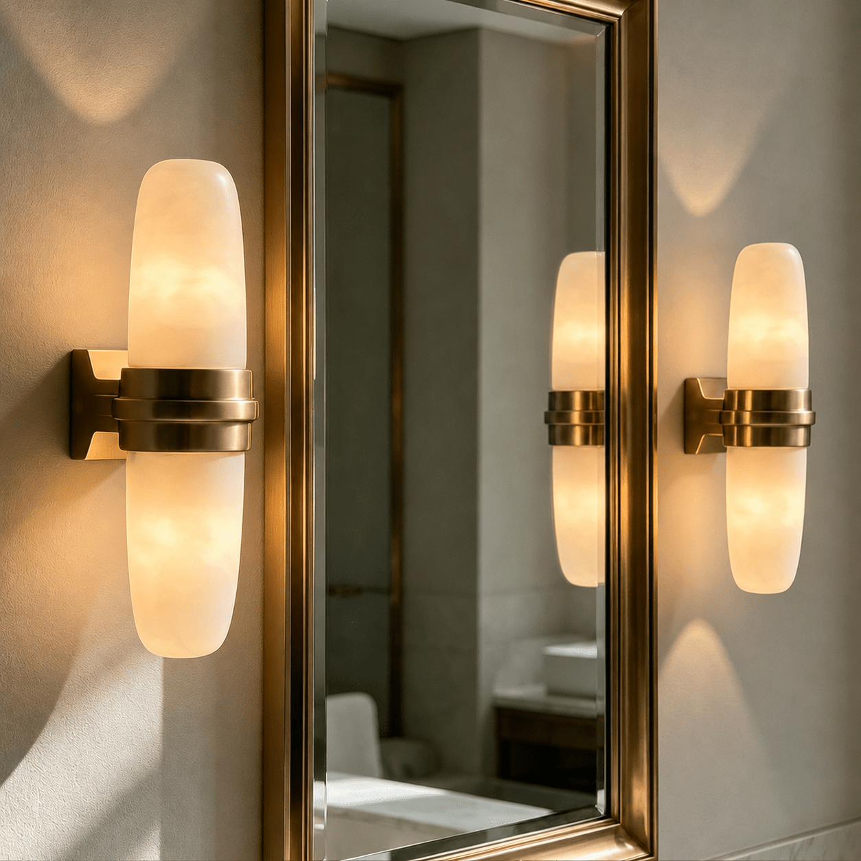 Slim Vertical Tube Wall Sconce-Neutral Decor
