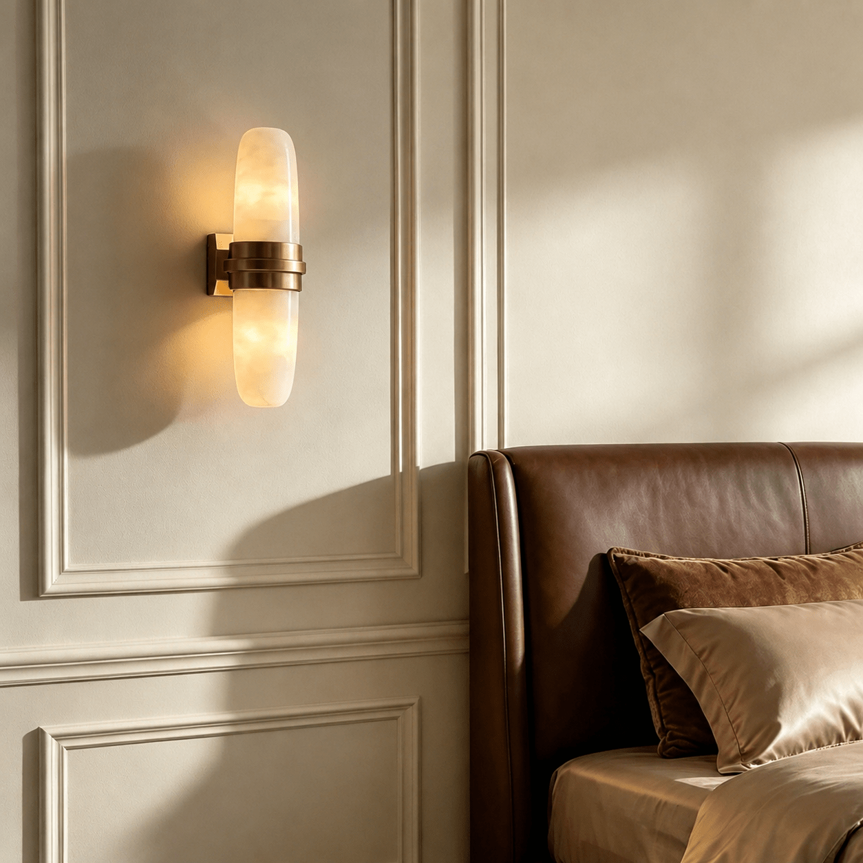 Slim Vertical Tube Wall Sconce-Neutral Decor
