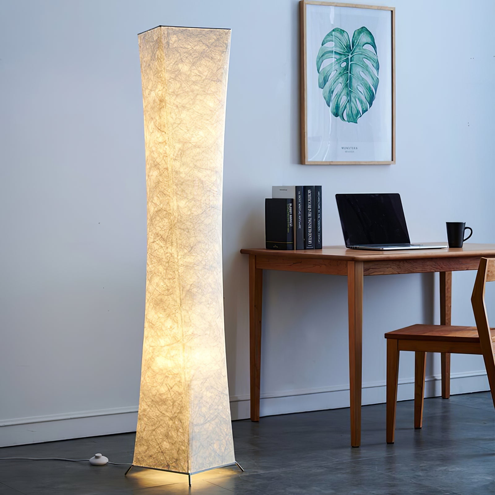 Ethereal Slim Waist Tower Floor Lamp-Neutral Decor