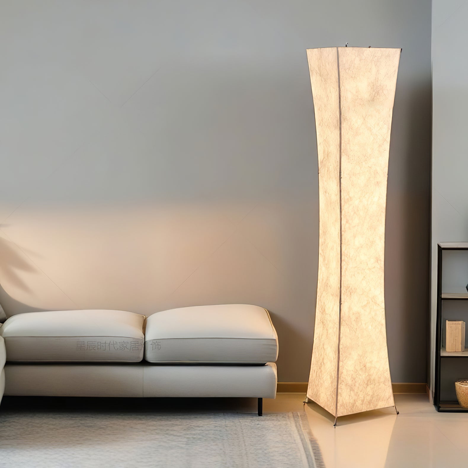 Ethereal Slim Waist Tower Floor Lamp-Neutral Decor