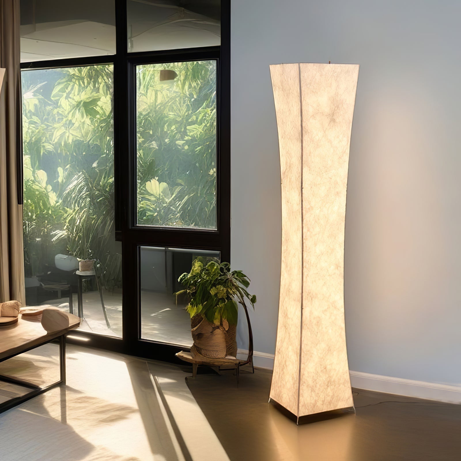 Ethereal Slim Waist Tower Floor Lamp-Neutral Decor